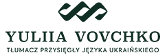 Yuliia Vovchko - tłumacz języka ukraińskiego